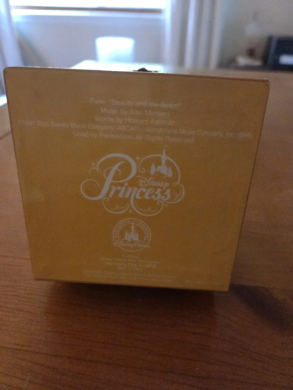 Disney Beauty And The Beast Music Jewelry Box